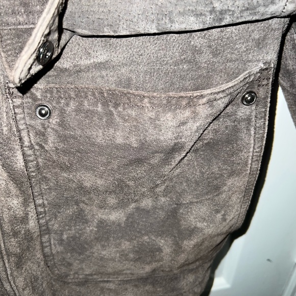 Colebrook Olive Green Suede coat M (definitely a Large) - Picture 14 of 14